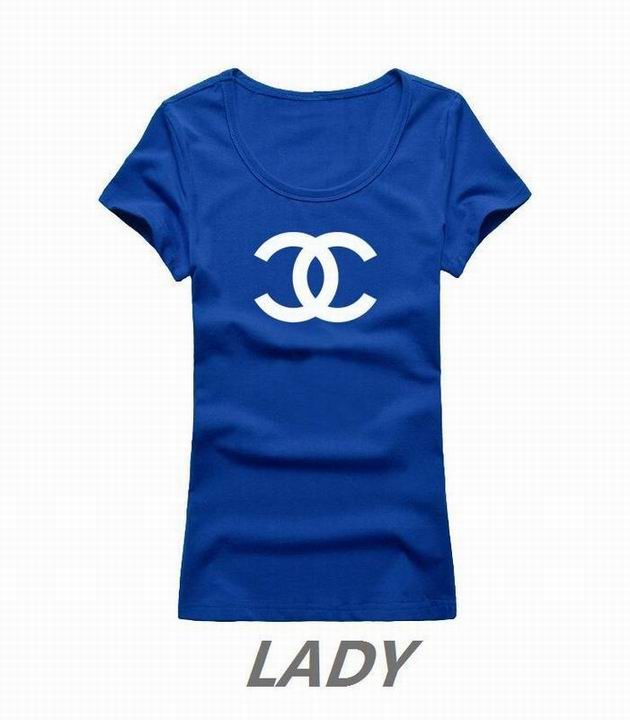 Chanel short round collar T woman S-XL-056